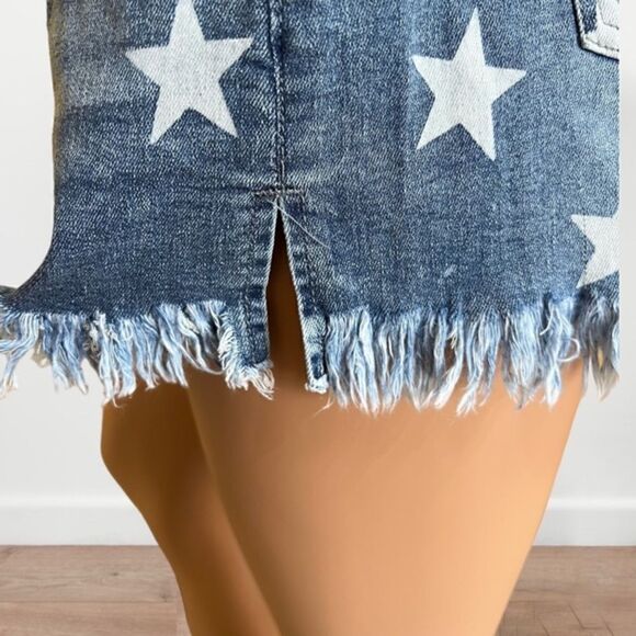 Star Denim Distressed Denim Frayed Women's Shorts‎ M - Picture 7 of 14